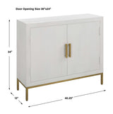 Front Range 2 Door Cabinet - White by Uttermost - View 12