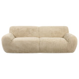 Abide Rounded Sheepskin Sofa - Beige by Uttermost - View 1