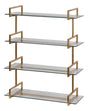 Auley Wall Shelf - Gold / Silver by Uttermost - View 1