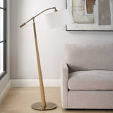 Kennett Wooden Floor Lamp - Light Brown by Uttermost - View 3