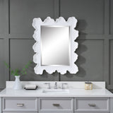 Sea Coral Coastal Mirror - Silver / White by Uttermost - View 2