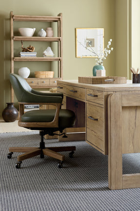Executive Desk - Light Brown by Hooker Furniture - View 3