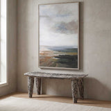 Fade To Black Wood Bench - Black / White by Uttermost - View 2