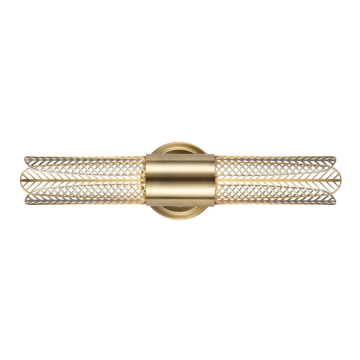 Cret 2 Light LED Brass Sconce - Bronze by Uttermost - View 5