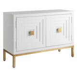 Aiken 2 Door Cabinet - White by Uttermost - View 4