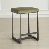 Midas Counter Stool - Dark Green / Bronze by Uttermost - View 3