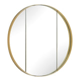 Amram Round Mirror - Gold by Uttermost - View 5