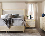 Archives California King Burl Shelter Bed Alabaster - Beige by Hooker Furniture - View 5