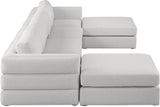 Beckham - Modular Sectional 6 Piece - Beige - Fabric - Modern & Contemporary | Home Elegance USA