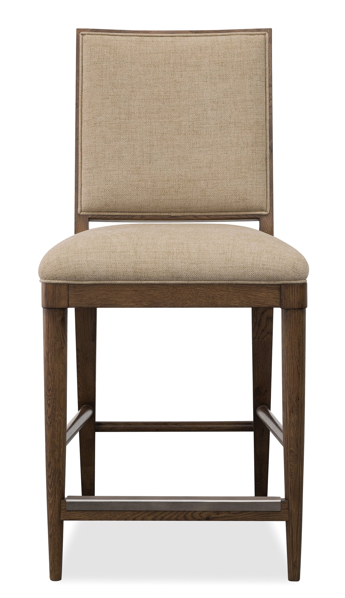 Cashiers Counter Chair Chestnut / Willarae Cashew - Dark Brown / Beige by Hooker Furniture - View 3