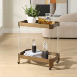 Giselle Bar Cart - Bronze by Uttermost - View 2