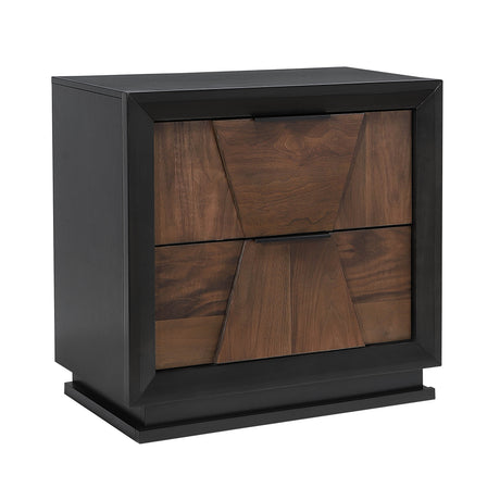 Houston Traditional Style King 5 Piece Bedroom Set in Walnut - sold by Home Elegance USA