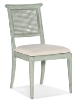 Charleston Upholstered Seat Side Chair (Set of 2) - Light Blue / Beige by Hooker Furniture - View 1