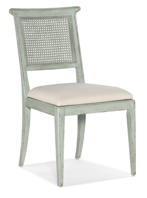 Charleston Upholstered Seat Side Chair (Set of 2) - Light Blue / Beige by Hooker Furniture - View 1