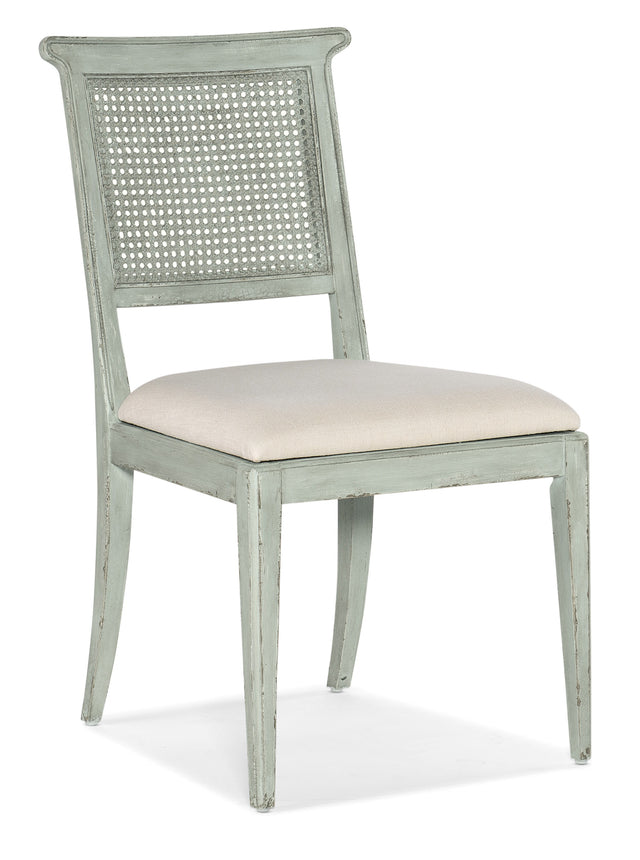 Charleston Upholstered Seat Side Chair (Set of 2) - Light Blue / Beige by Hooker Furniture - View 1
