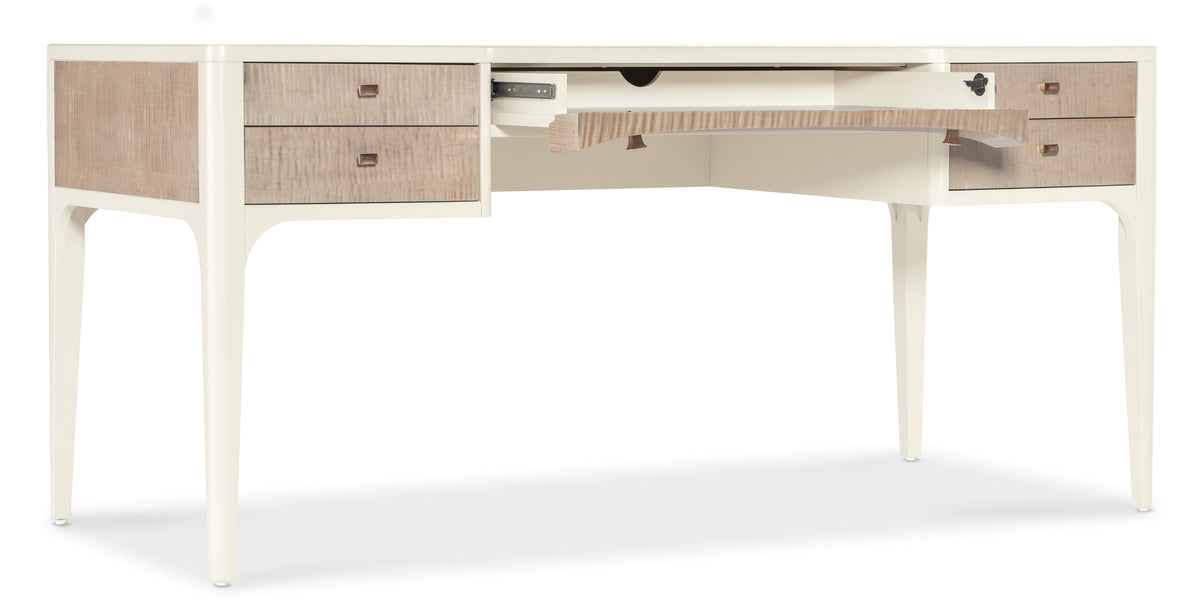 Hera Writing Desk - White / Beige by Hooker Furniture - View 8