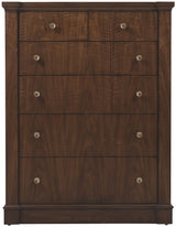 Archives Six-Drawer Chest Dark Wood - Dark Brown by Hooker Furniture - View 2