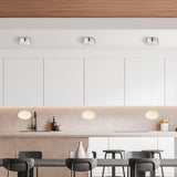 Spanish Alabaster Pendant // Chrome  | Finesse