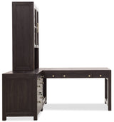 Driftwood Bookcase Hutch Burnt Timber - Dark Brown by Hooker Furniture - View 7