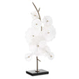 Glass Garden Table Sculpture Gold / White - White / Gold by Uttermost - View 1