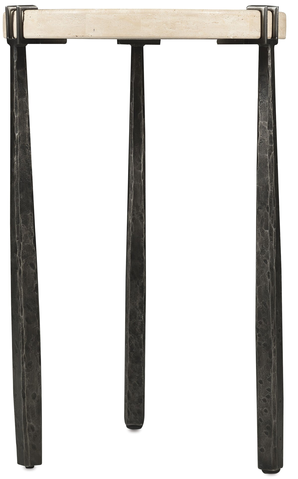 Driftwood Metal Spot Table Beige / Gray - Beige / Dark Gray by Hooker Furniture - View 3