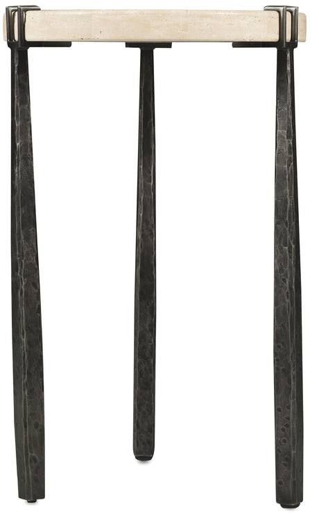 Driftwood Metal Spot Table Beige / Gray - Beige / Dark Gray by Hooker Furniture - View 3
