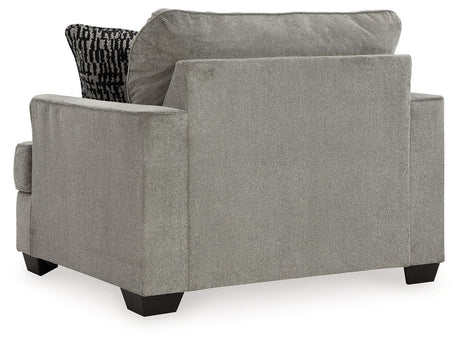 Deakin - Ash - 2 Pc. - Chair And A Half, Ottoman | Ashley - 34708/23/14 - Home Elegance USA - 2