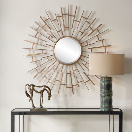 Tangled Round Mirror - Bronze by Uttermost - View 2