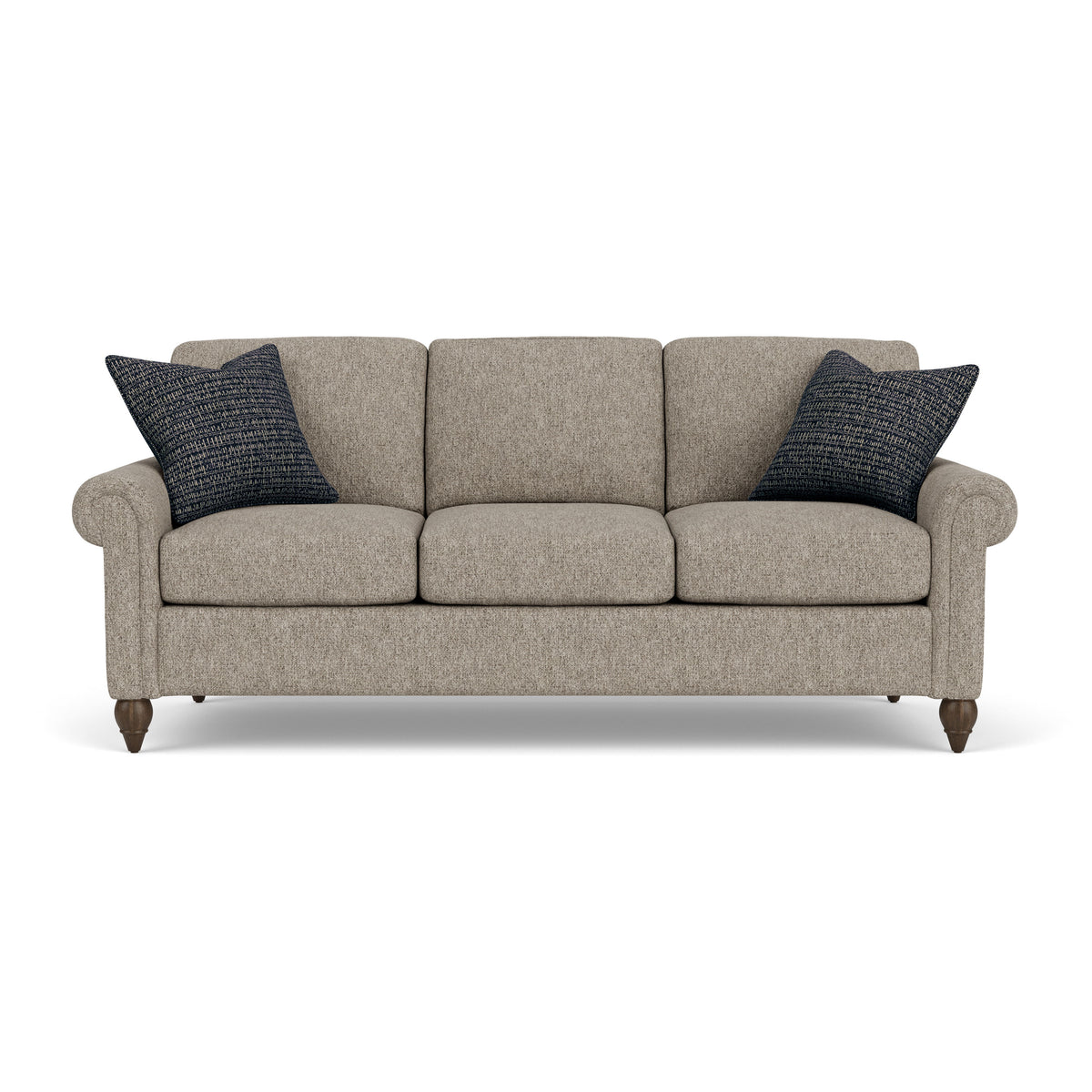 Moxy Fabric Sofa With Rolled Arms | Flexsteel
