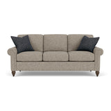 Moxy Fabric Sofa With Rolled Arms | Flexsteel