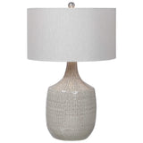 Felipe Table Lamp - Light Gray / White by Uttermost - View 1