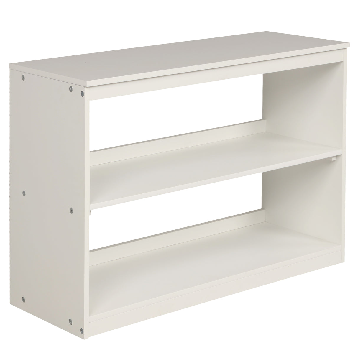 Low Study Twin Loft Bed with Cabinet and Rolling Portable Desk - White (OLD SKU :LP000113AAK) Home Elegance USA