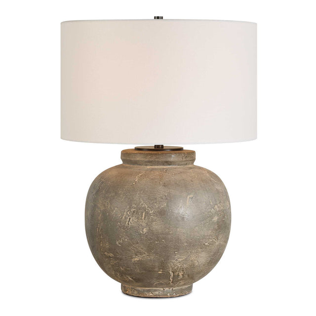 Rock Of Ages Table Lamp Rust Brown - Dark Gray by Uttermost - View 1