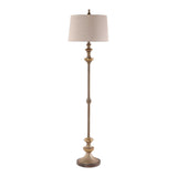 Vetralla Floor Lamp Silver Bronze - Bronze / Beige by Uttermost - View 3