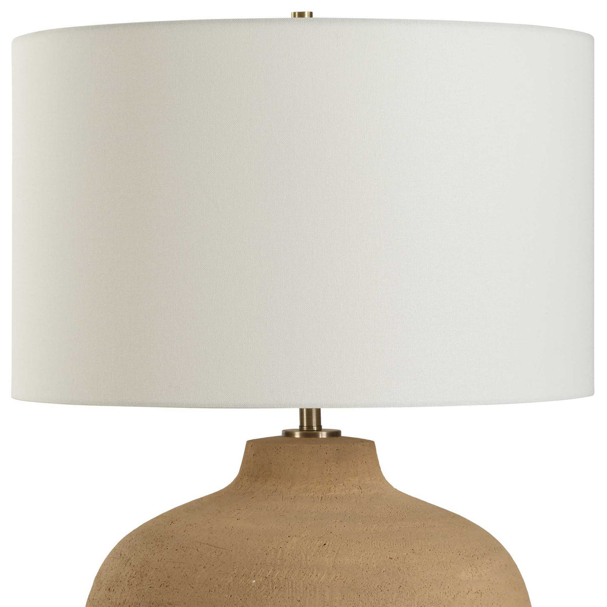 Cline Table Lamp Terracotta - Light Brown by Uttermost - View 4