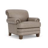 Bay Bridge Leather Chair With Nailhead Trim | Flexsteel