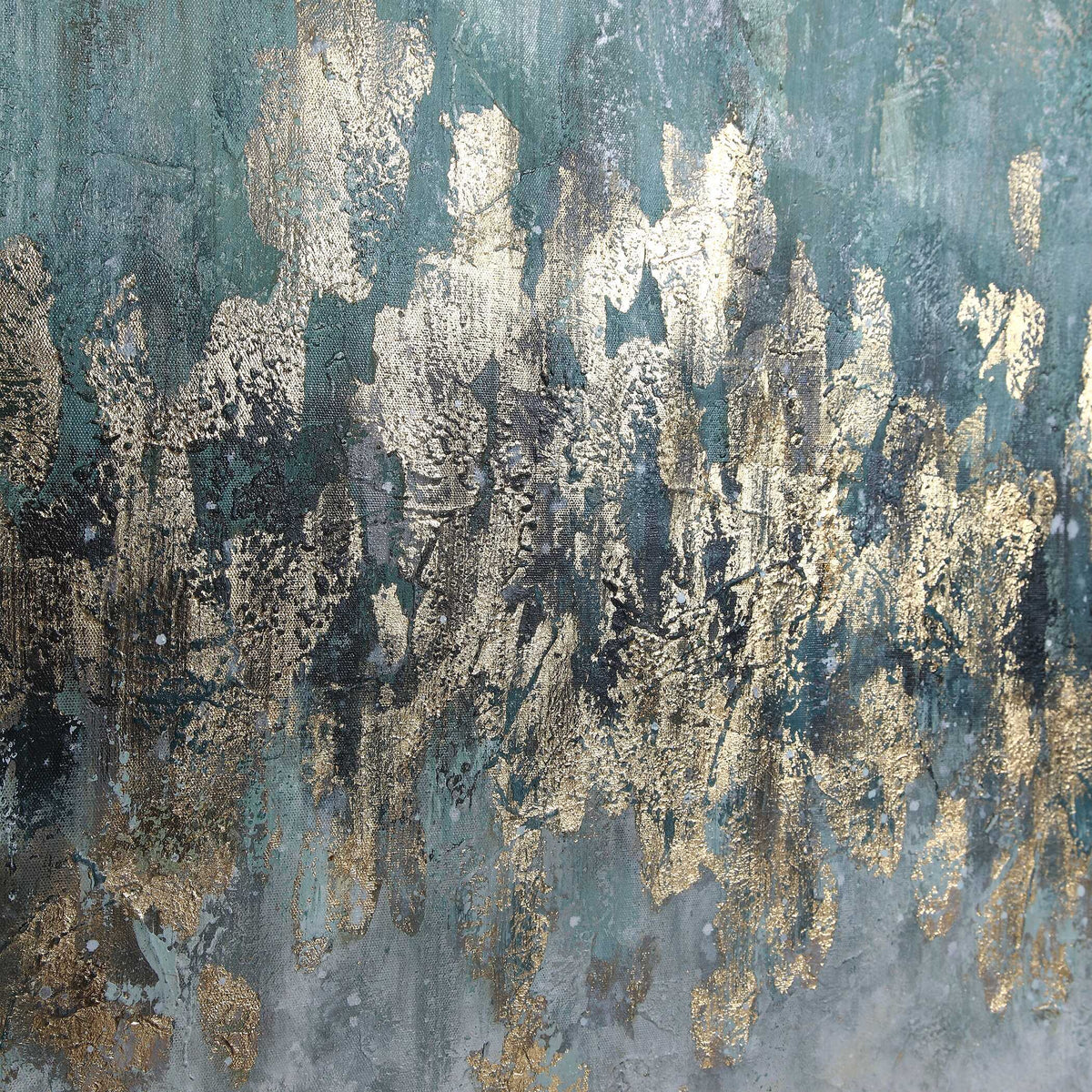 Divide Hand Painted Art - Blue / Beige by Uttermost - View 5