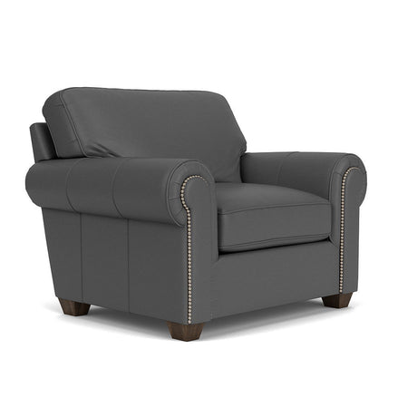 Carson Leather Chair, Nailhead Trim | Flexsteel