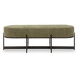 Merino Fabric Bench Moss - Green by Uttermost - View 1