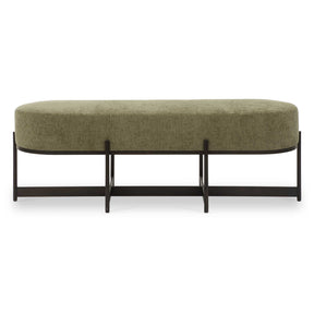 Merino Fabric Bench Moss - Green by Uttermost - View 1