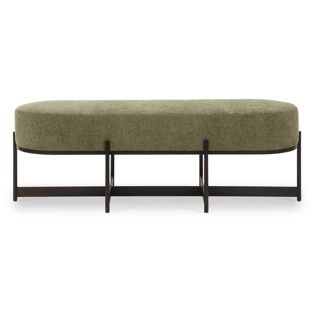 Merino Fabric Bench Moss - Green by Uttermost - View 1