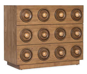 Commerce And Market Knobby 3-Drawer Accent Chest - Light Brown by Hooker Furniture - View 1