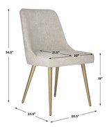Bramwell Dining Chair - Light Gray by Uttermost - View 8
