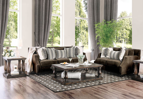 Cornelia - Sofa & Loveseat - Light Brown | Home Elegance USA