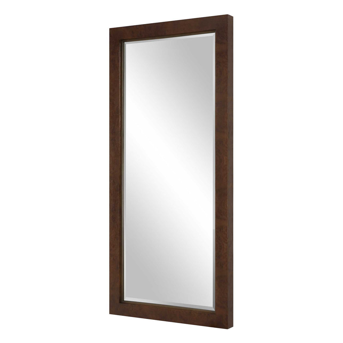 Durant Tall Wood Mirror - Dark Brown by Uttermost - View 4