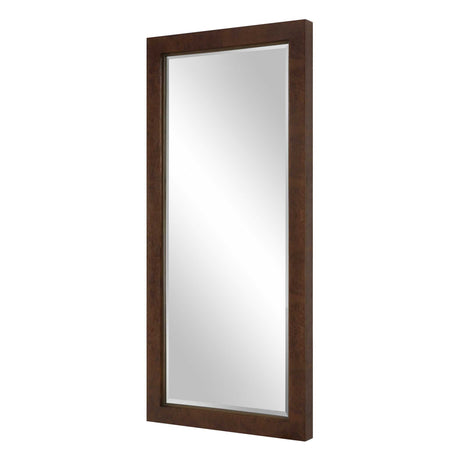 Durant Tall Wood Mirror - Dark Brown by Uttermost - View 4