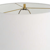 Prominence Brass Floor Lamp - Yellow by Uttermost - View 8