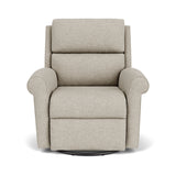 Belle Traditional Fabric Swivel Gliding Recliner | Flexsteel