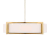 Cresson 4 Light Drum Pendant White / Gold - Gold / White by Uttermost - View 6