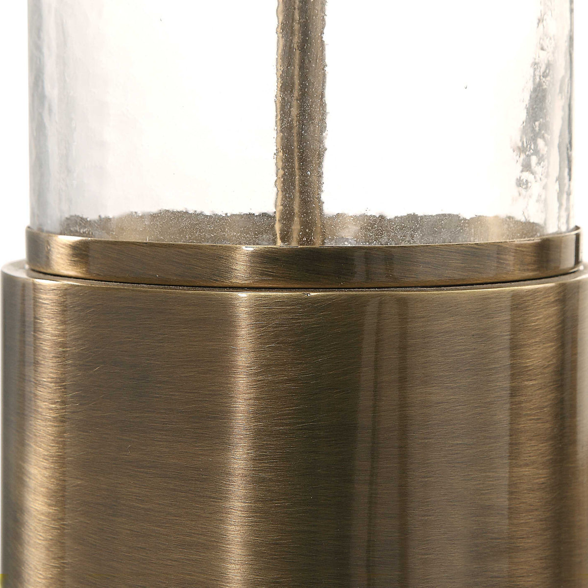 Vaiga Glass Column Lamp - Gold / Beige by Uttermost - View 4